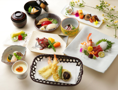 法事・慶事でのご利用の際は、和食を中心としたメニューでおもてなし。