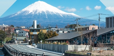 富士山がのぞめるスタイリッシュなお店で一緒にがんばりましょう!
