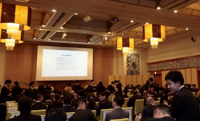 入社後は社内研修で会社のビジョンなどを理解していただく研修を実施します。