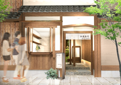 京町家の景観は崩さず、中に入るとより一層雰囲気の深い空間になります。