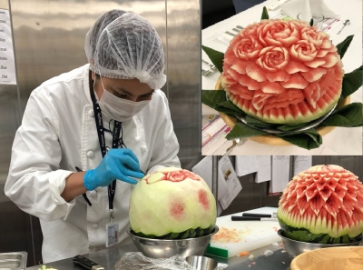 新しい機内食のメニューで、あなたのアイデアを活かせることも。メニュー開発やプレゼンにも関われます◎