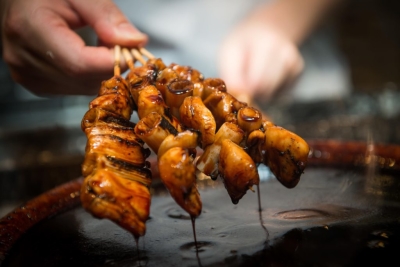 備長炭で焼き上げた焼鳥も自慢です!