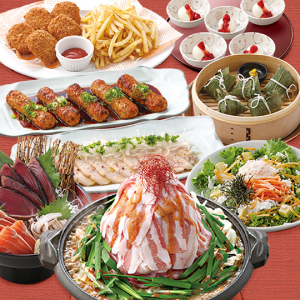 お刺身からデザートまで、多彩な料理が魅力のコースです!