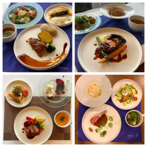 食事は洋食を中心に、世界各国のお料理をご提供。あなたのアイデアを存分に活かしてください