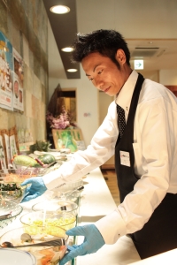 美味しい食事を効率よく提供できるようにしております◎