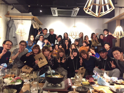 グループで食事会、バーベキュー大会も開いています。たくさんの仲間と触れ合え、刺激をもらえます。