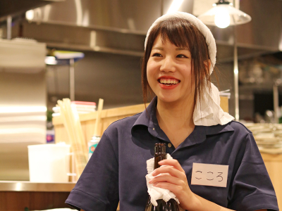 あなたの成長のために、店舗の経営を左右するような大きな仕事もどんどんお任せします。