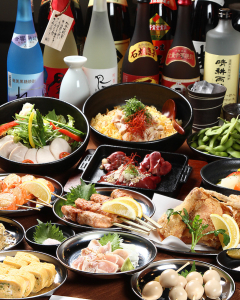 ジューシーな丸鶏の素揚げなど、おいしい鶏料理を多彩にご用意しています
