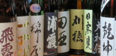 料理に合う東北の地酒、特に宮城県を中心とした地酒も多数ご用意。