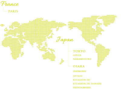 大阪を中心に、東京、パリにも店舗展開中。2018年夏に、新業態である天ぷら専門店もオープンします!