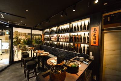 日本酒にもこだわりがあり、お店ごとに各酒蔵のお酒を扱っています。