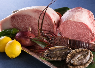 伊勢えび、アワビ、黒毛和牛などの高級食材の味を活かして料理してくださいね。