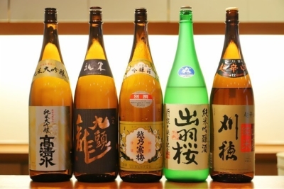 料理に合うお酒も豊富にご用意。