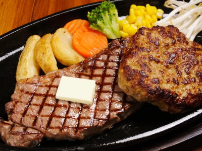 老若男女問わずみんなが笑顔になる、ステーキとハンバーグでお客様をおもてなししてください。
